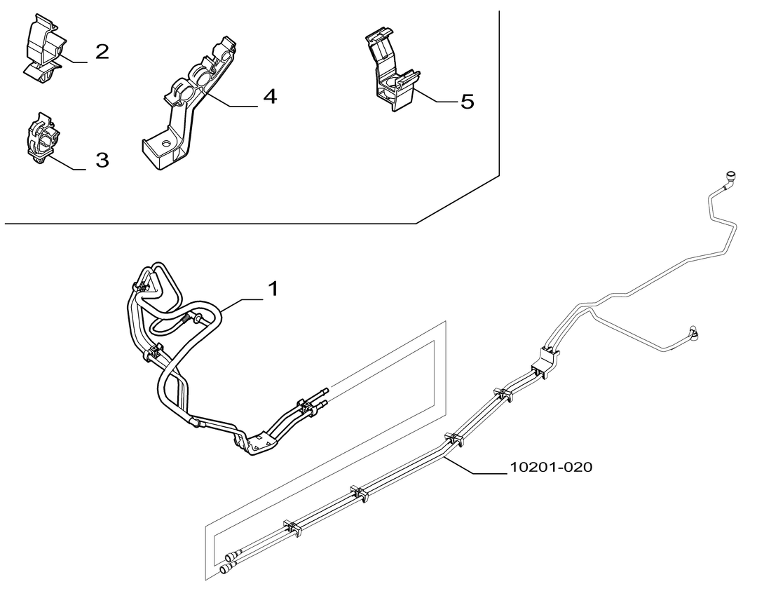 ENGINE WELL FUEL PIPES 2