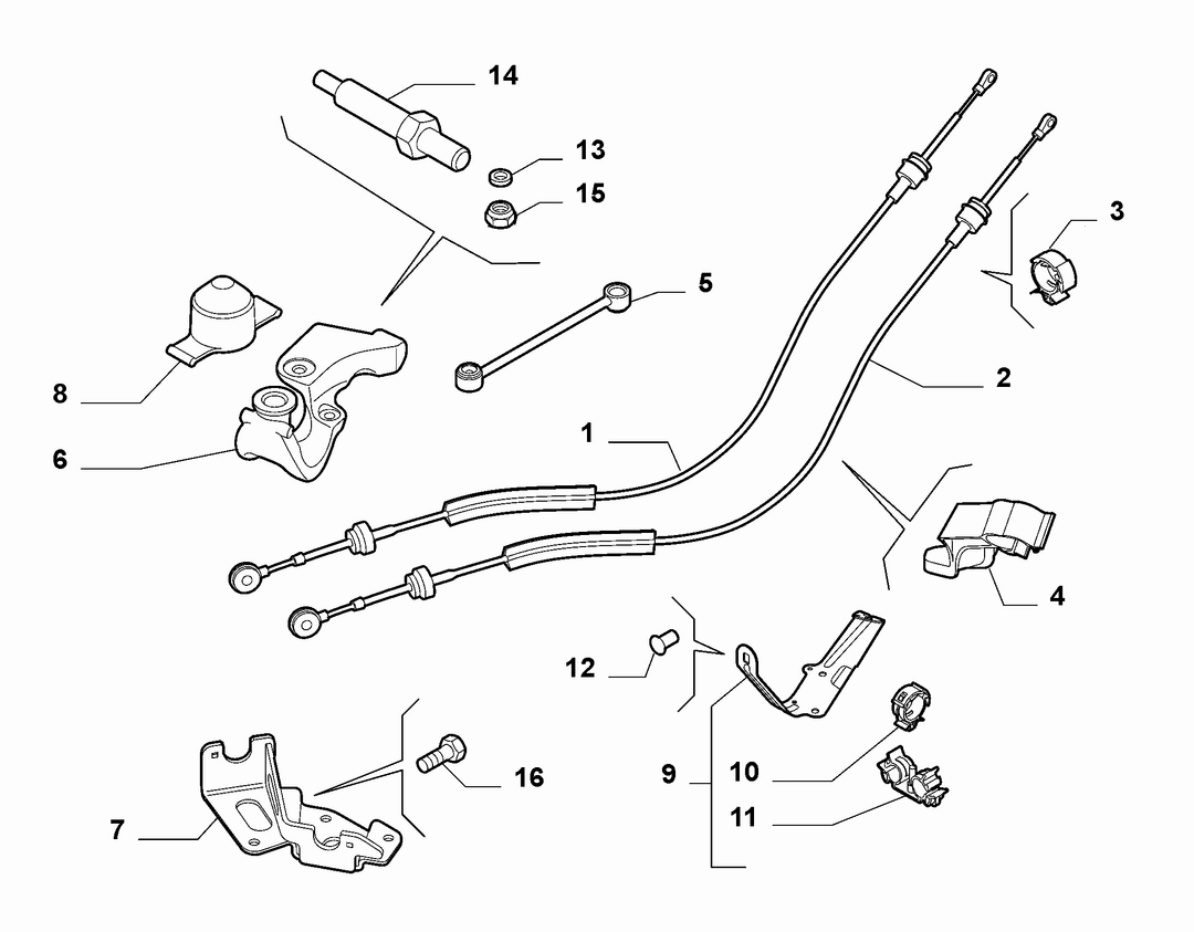 GEAR STICK FLEX SHAFT 1