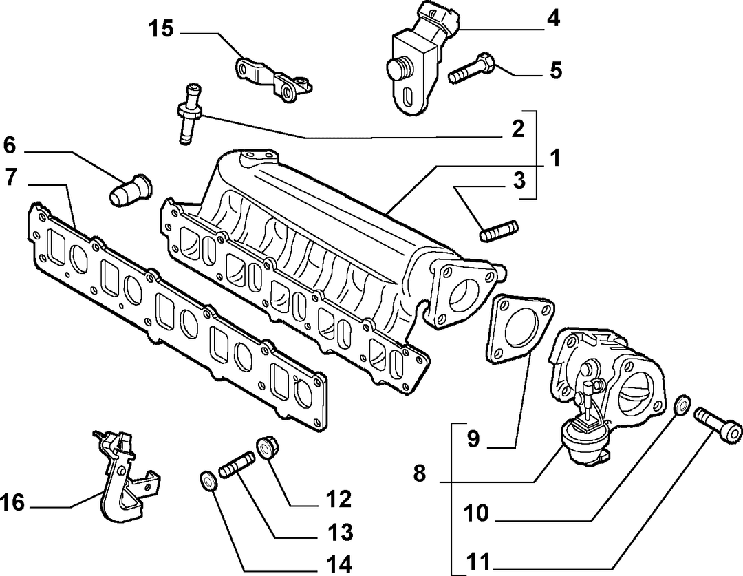 INTAKE MANIFOLD 14