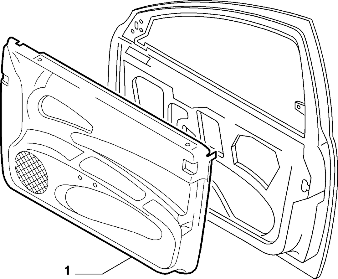 INTERIOR PANELS FOR FRONT SIDE DOORS 14