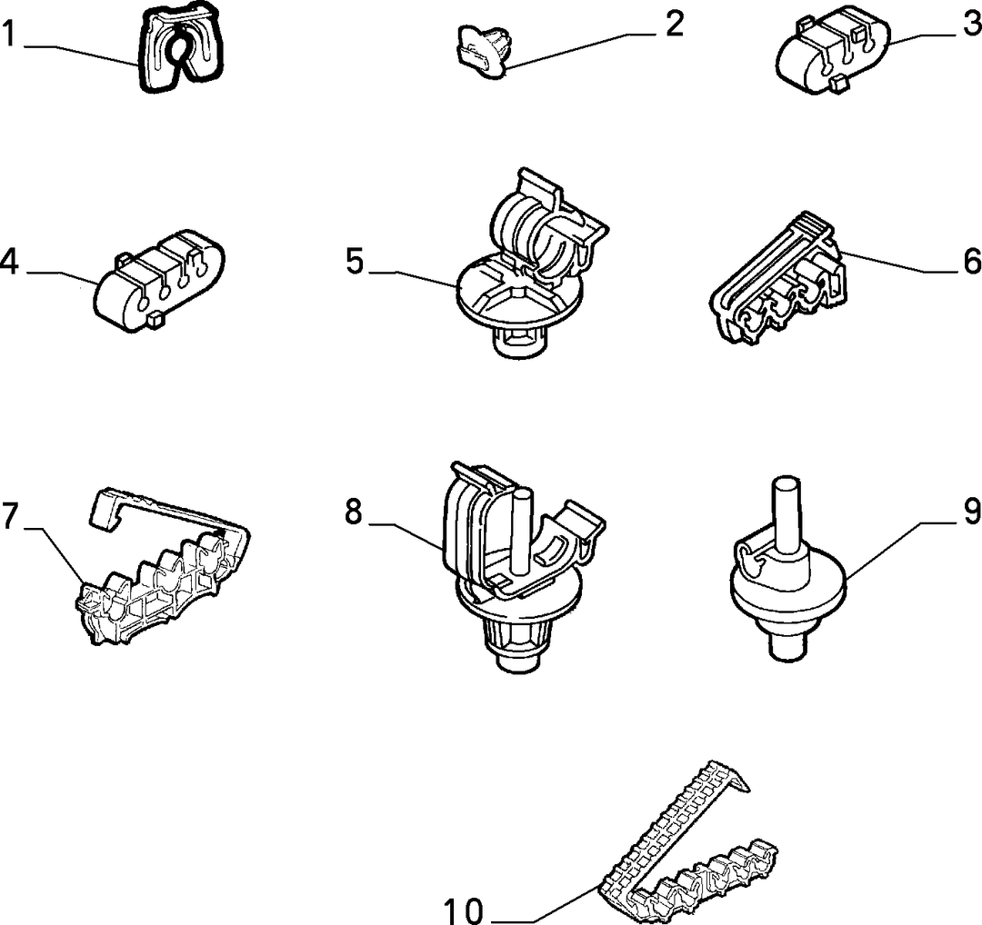 BRAKING SYSTEM FIXINGS 9