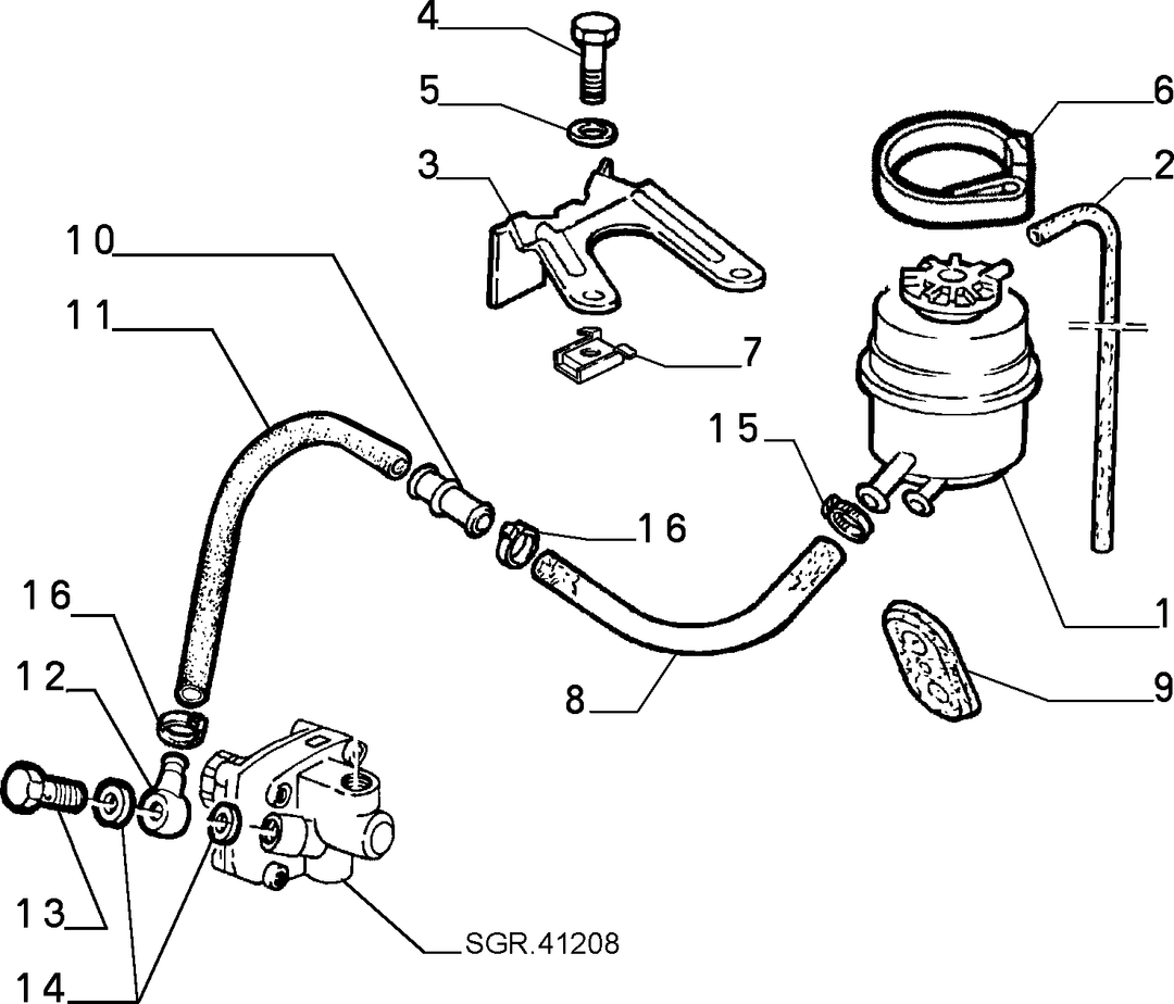 POWER STEERING HYDRAULIC SYSTEM 1