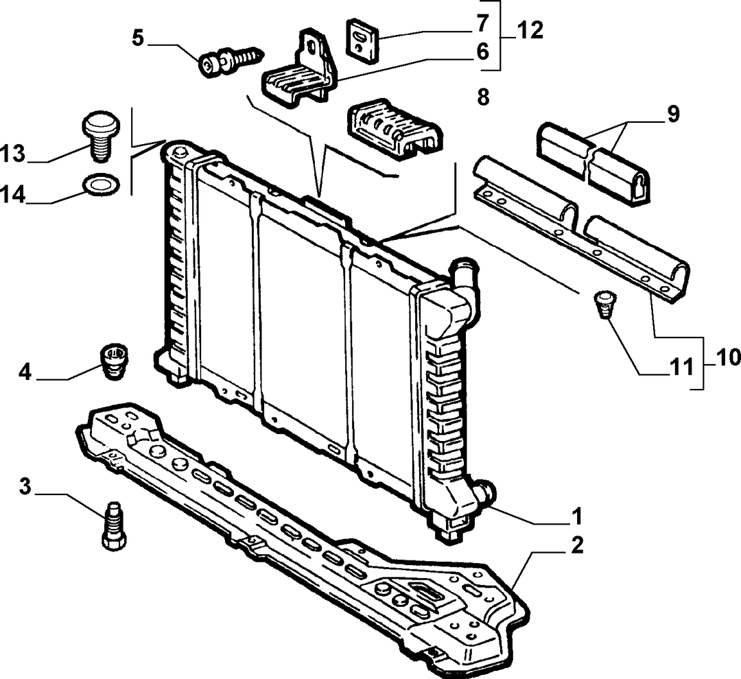 RADIATOR AND PIPING 1