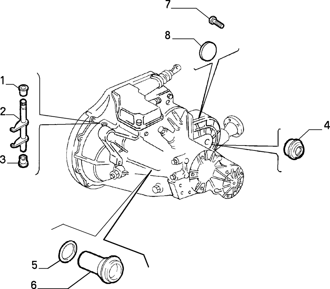 TRANSMISSION AND DIFFERENTIAL UNIT, CASING AND COVERS 7