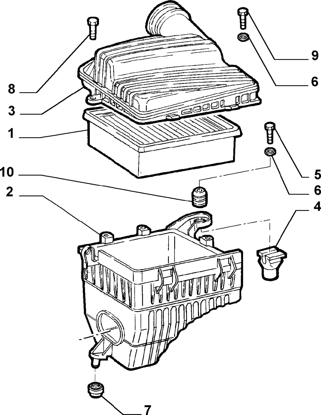 AIR FILTER AND PIPING 4