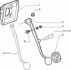 BRAKE PEDAL CONTROL