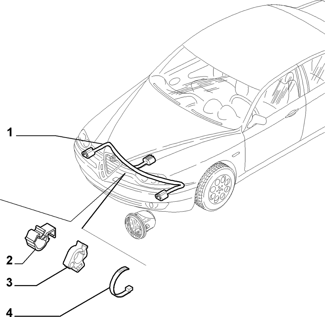 CABLE HARNESS (FRONT) 14
