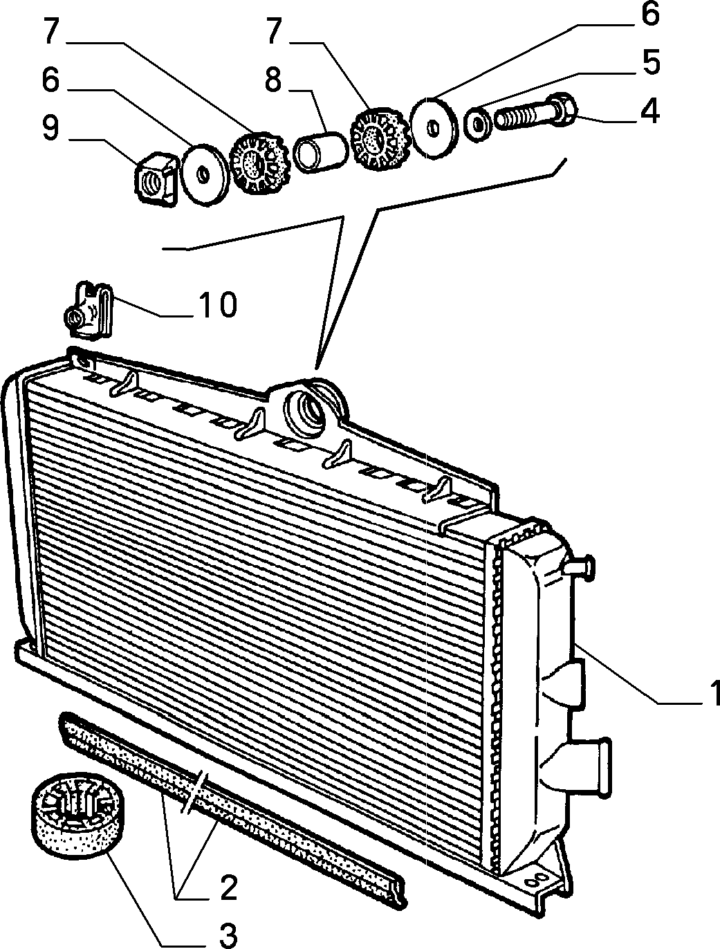 RADIATOR AND PIPING 1