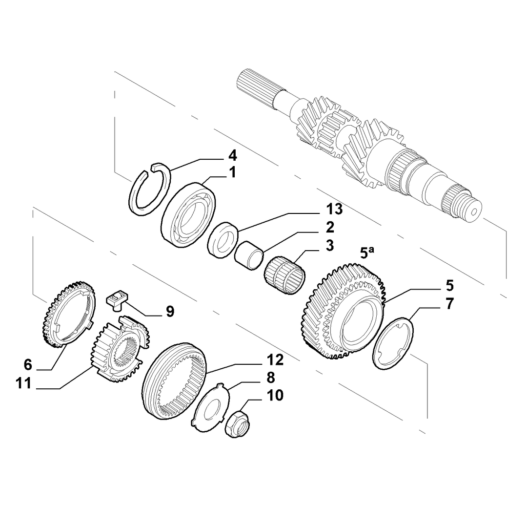 ALTERNATIVE MANIFOLD GEAR SHAFT 2