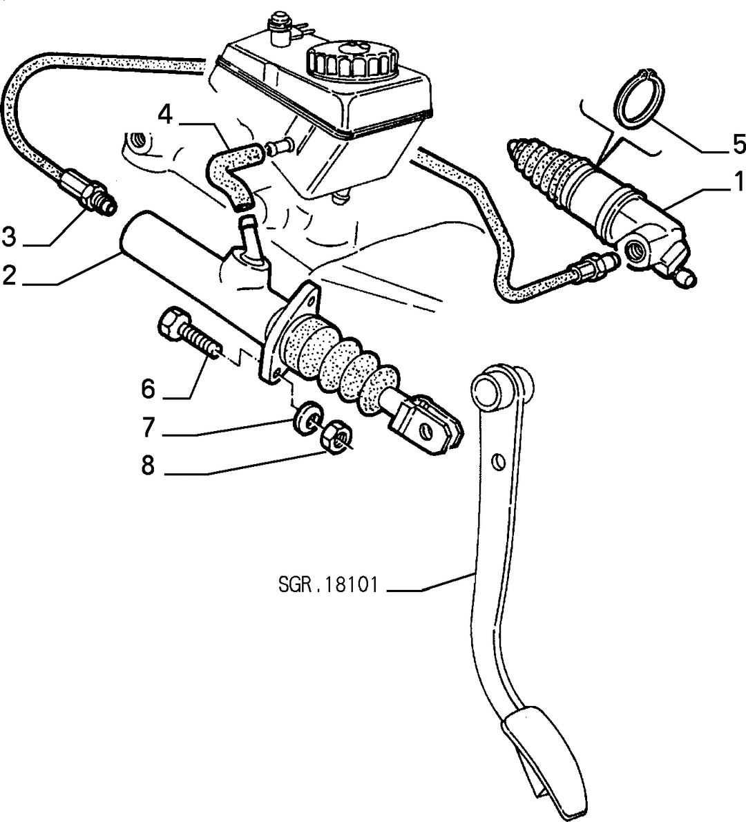 CLUTCH RELEASE HYDRAULIC CONTROL 1