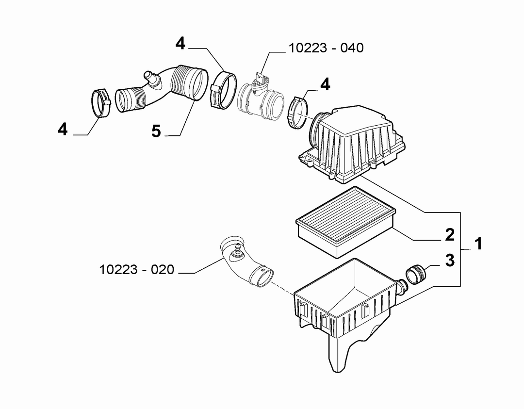 AIR FILTER AND PIPING 4