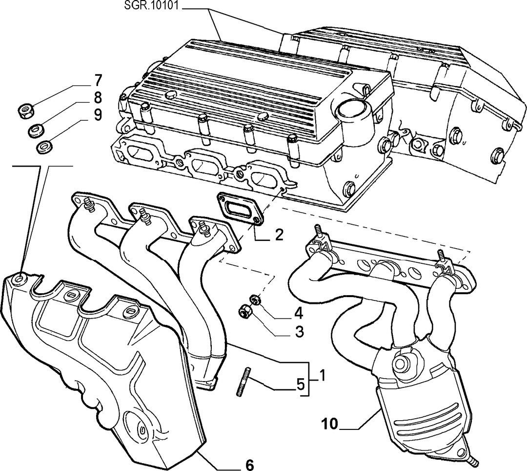 EXHAUST MANIFOLD 3