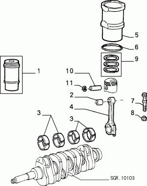 CONNECTING RODS AND PISTONS
