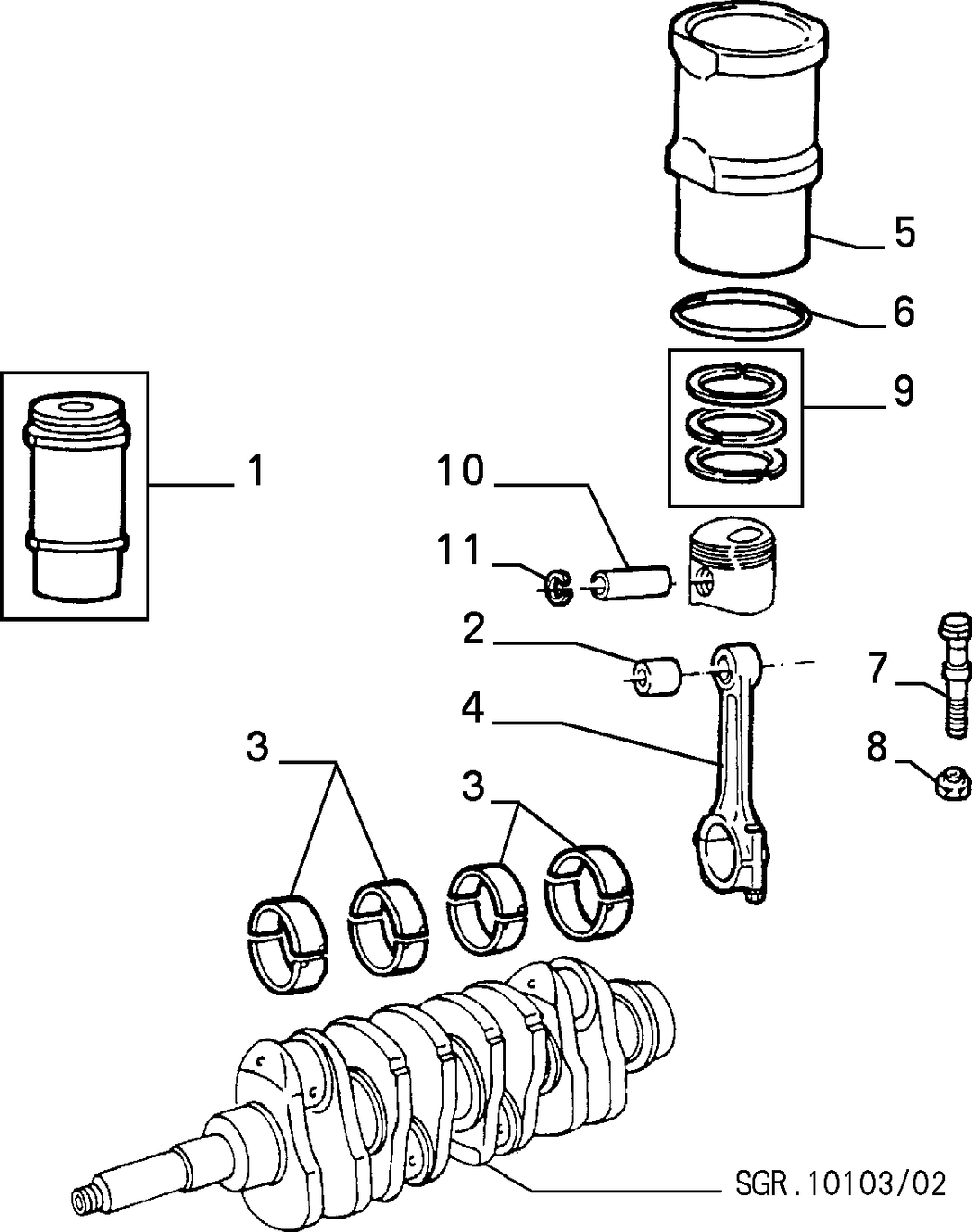 CONNECTING RODS AND PISTONS 3