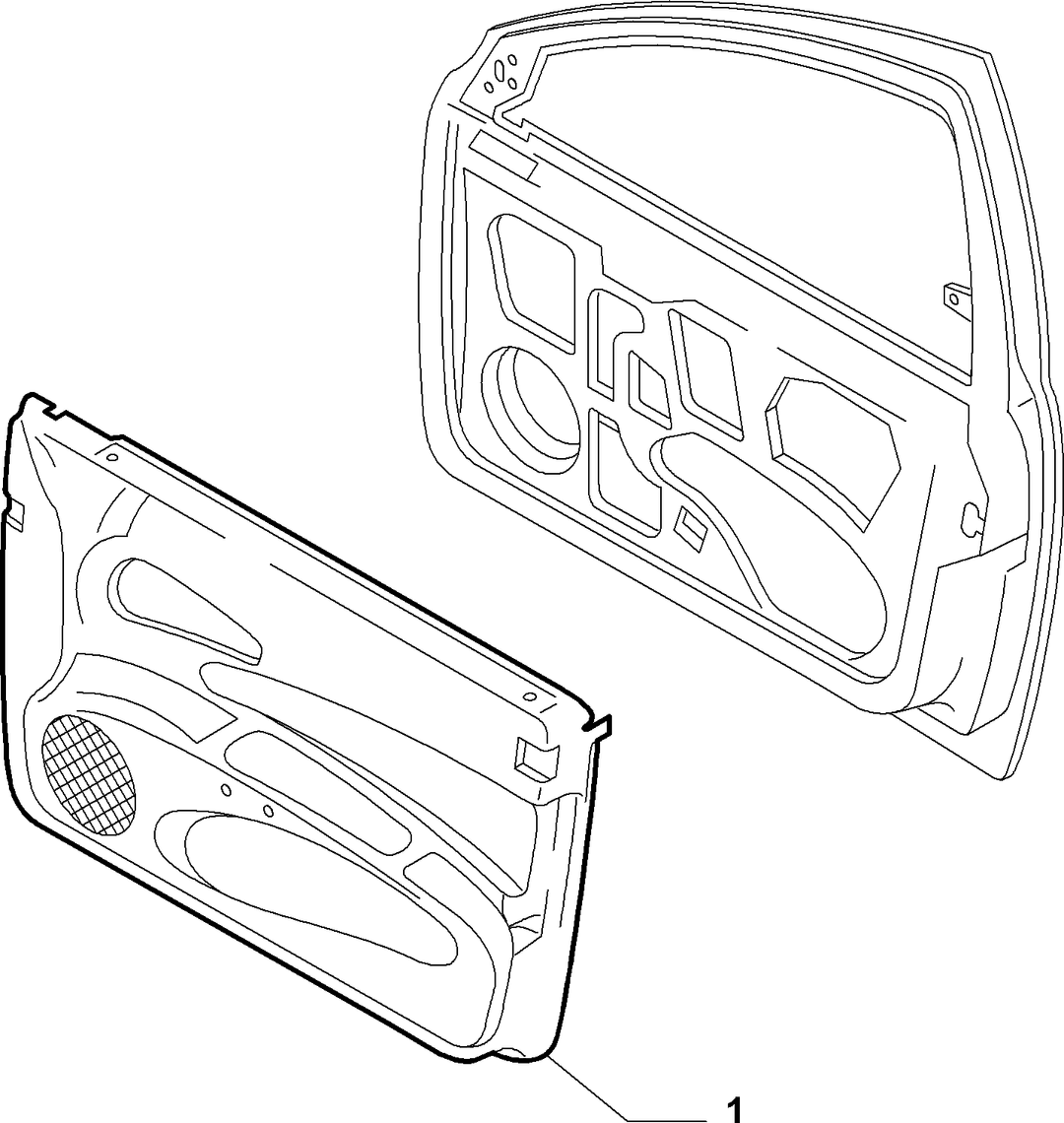 INTERIOR PANELS FOR FRONT SIDE DOORS 16