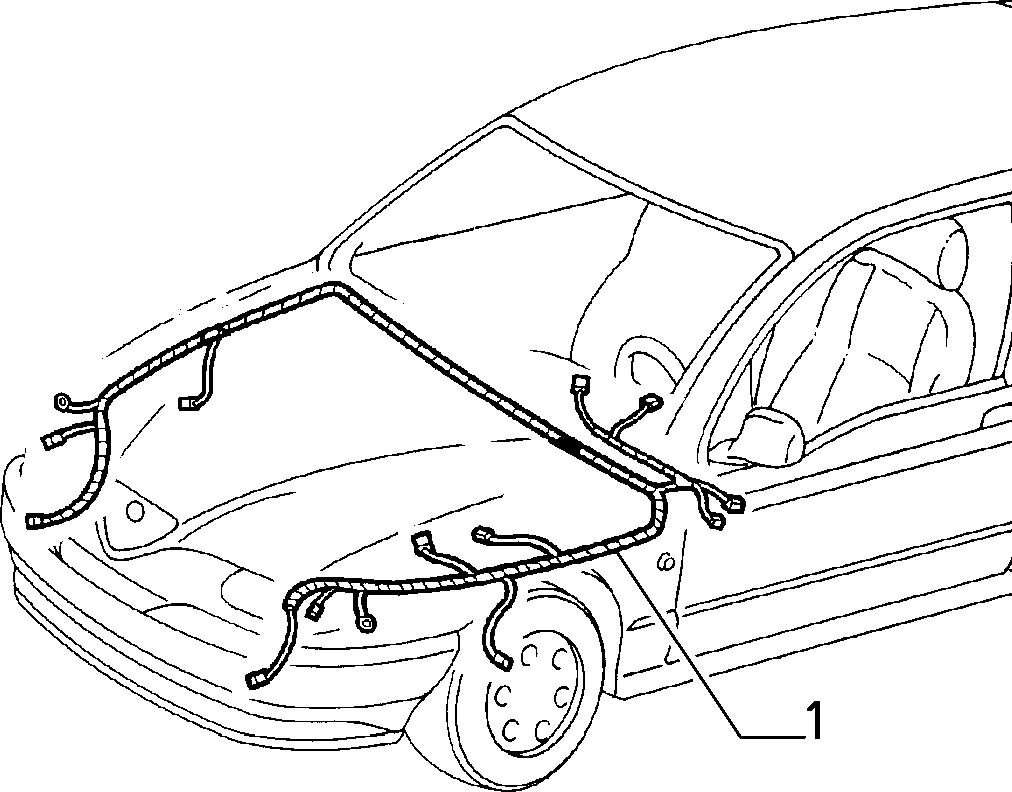 CABLE HARNESS (FRONT) 4