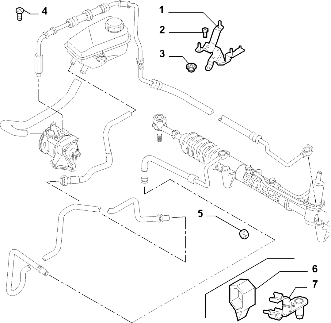 POWER STEERING HYDRAULIC SYSTEM 10