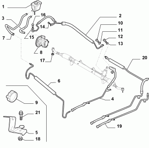 POWER STEERING HYDRAULIC SYSTEM