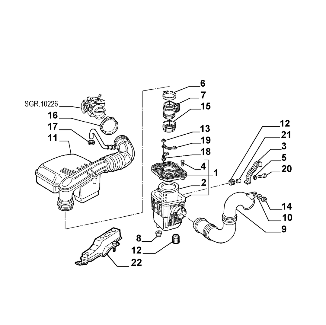AIR FILTER AND PIPING 6