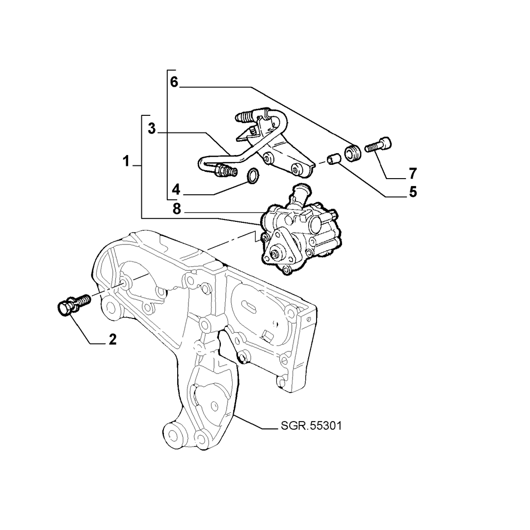 POWER STEERING PUMP 1