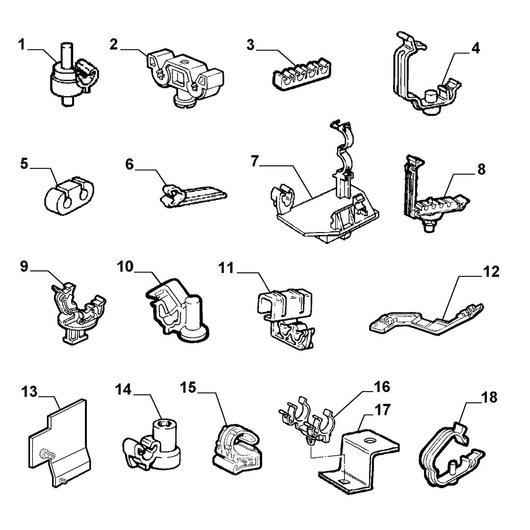 BRAKING SYSTEM FIXINGS  1