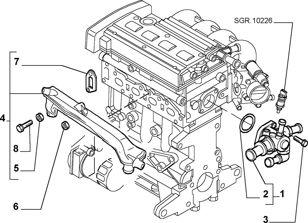 WATER PUMP AND LINES 8