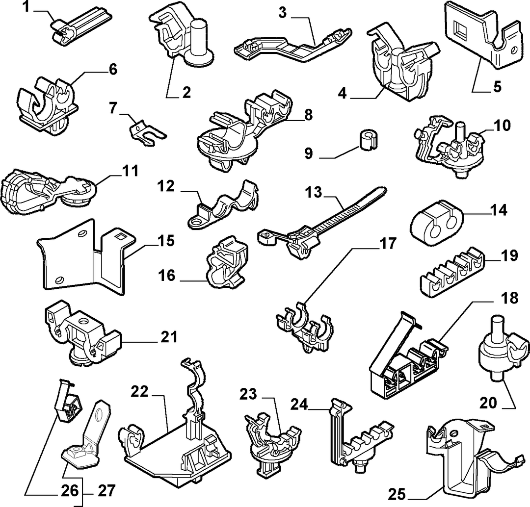 BRAKING SYSTEM FIXINGS  1