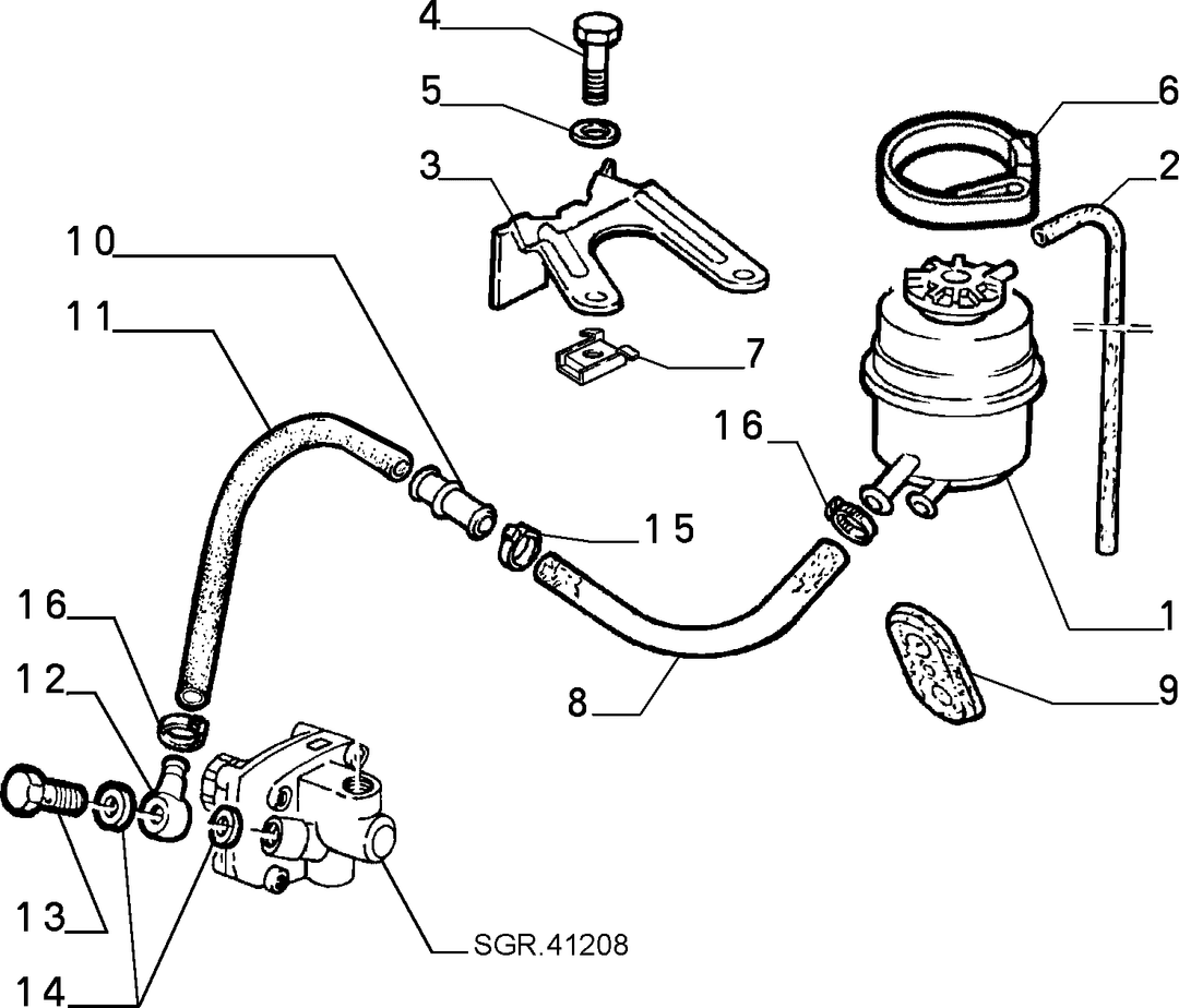POWER STEERING HYDRAULIC SYSTEM 3