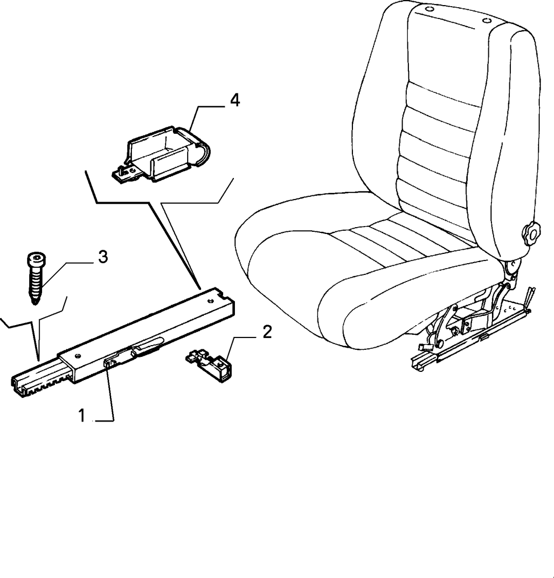 FRONT SEAT RAILS 