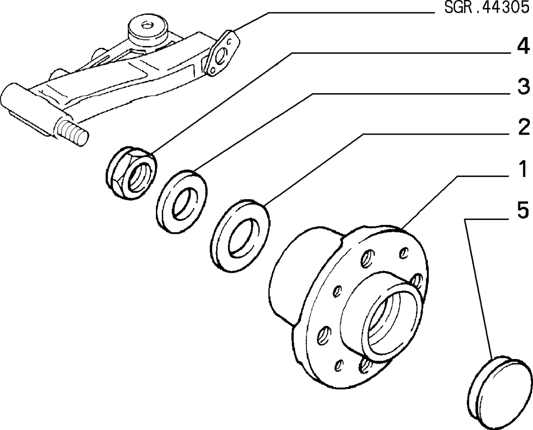 REAR STUB SHAFT 