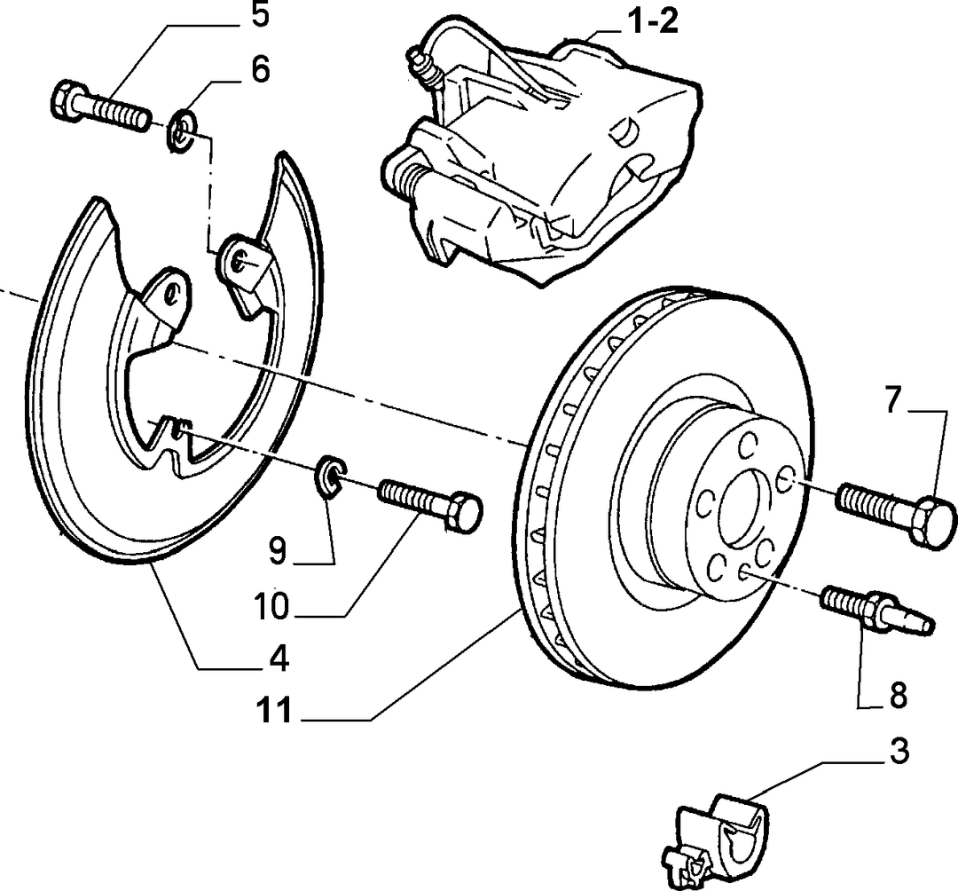 FRONT WHEEL BRAKES 