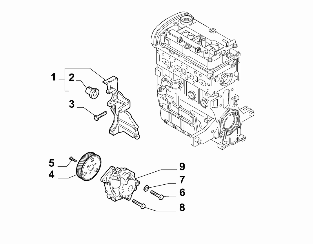 POWER STEERING PUMP 1