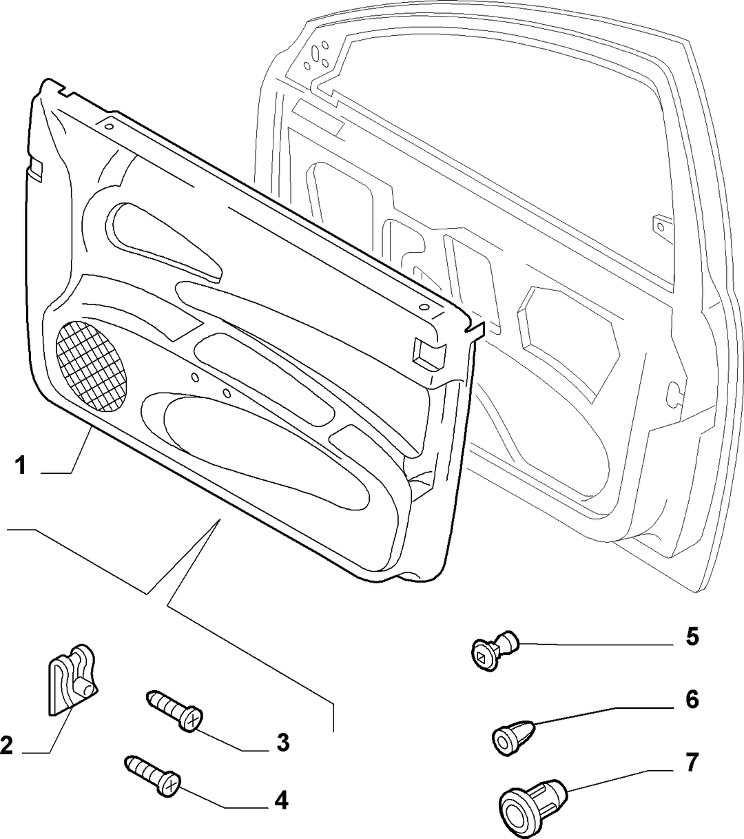 INTERIOR PANELS FOR FRONT SIDE DOORS 12