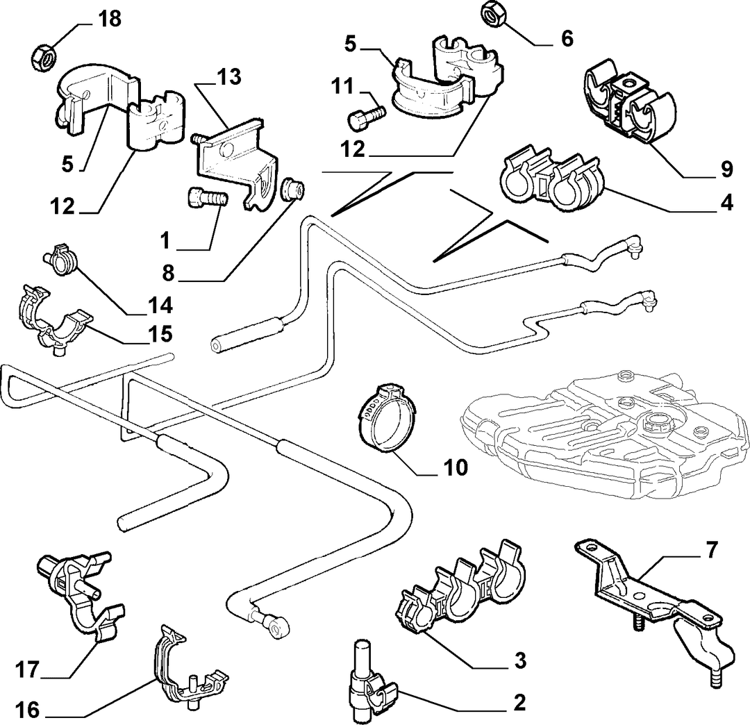 FUEL TANK PIPING 28