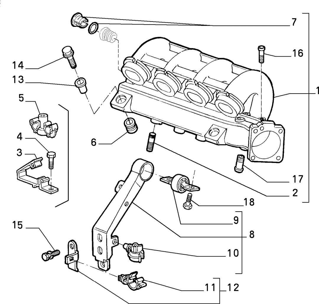 INTAKE MANIFOLD 10