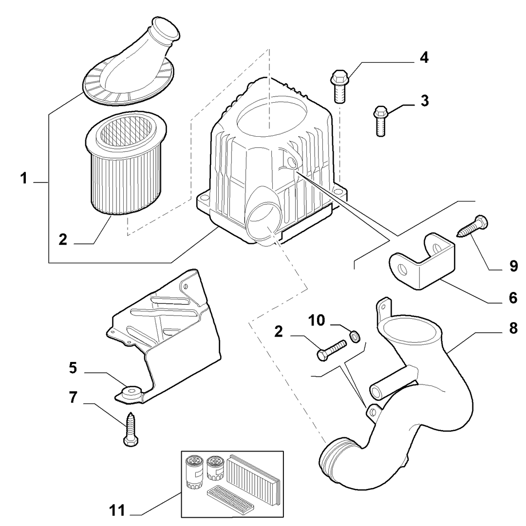 AIR FILTER AND PIPING 3