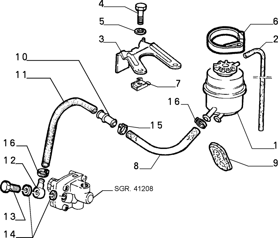 POWER STEERING HYDRAULIC SYSTEM 1