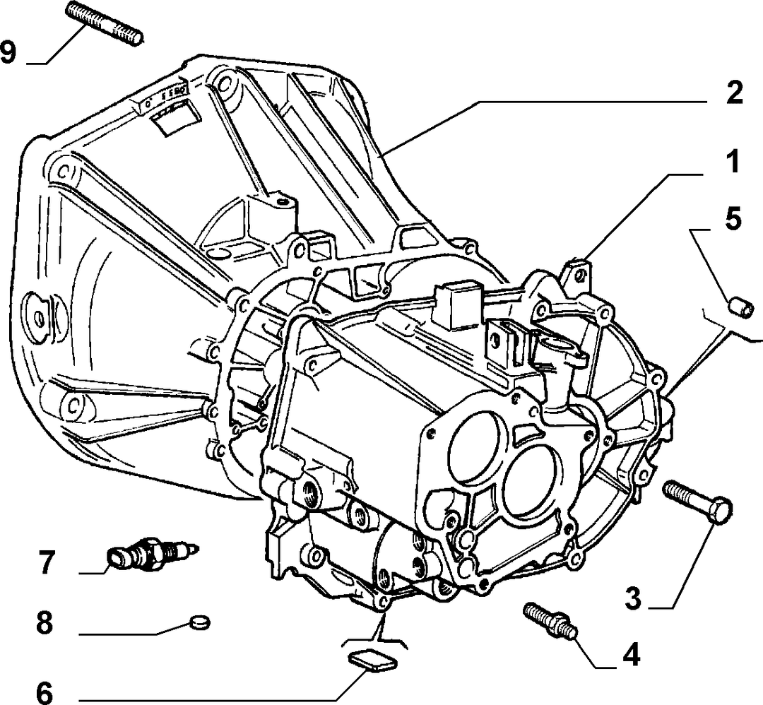 TRANSMISSION AND DIFFERENTIAL UNIT, CASING AND COVERS 4