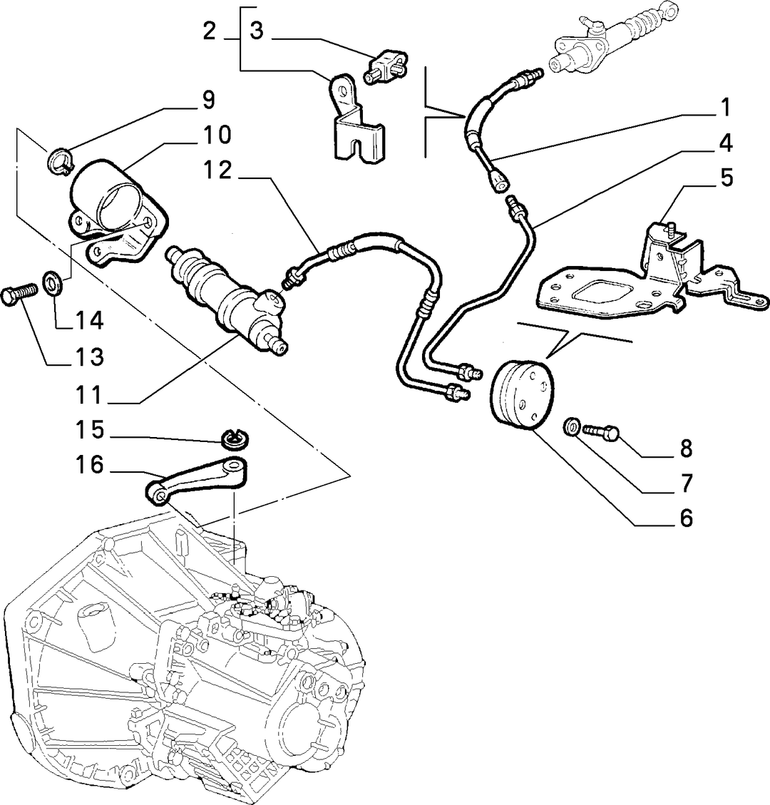 CLUTCH RELEASE HYDRAULIC CONTROL 6
