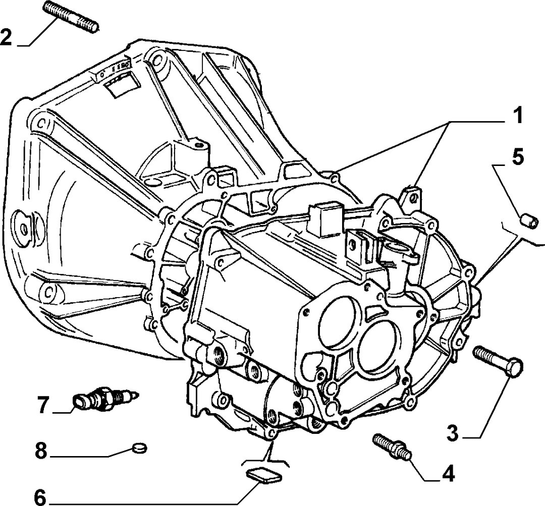TRANSMISSION AND DIFFERENTIAL UNIT, CASING AND COVERS 10