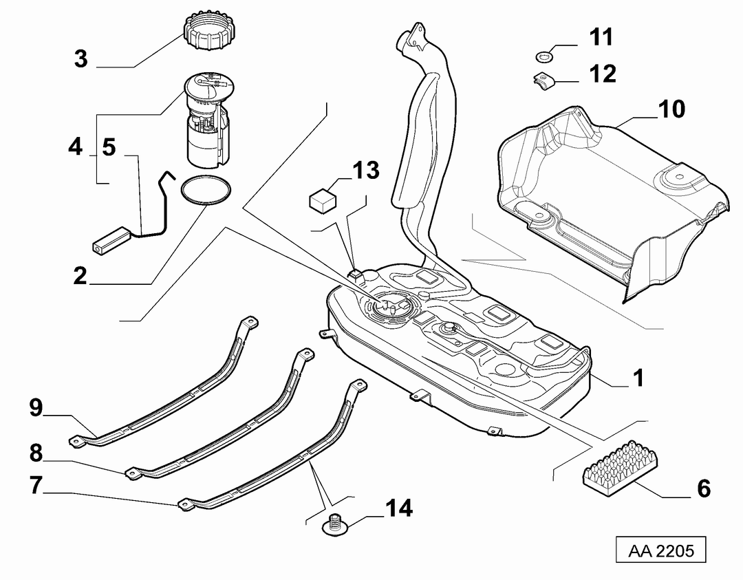 FUEL TANK 10