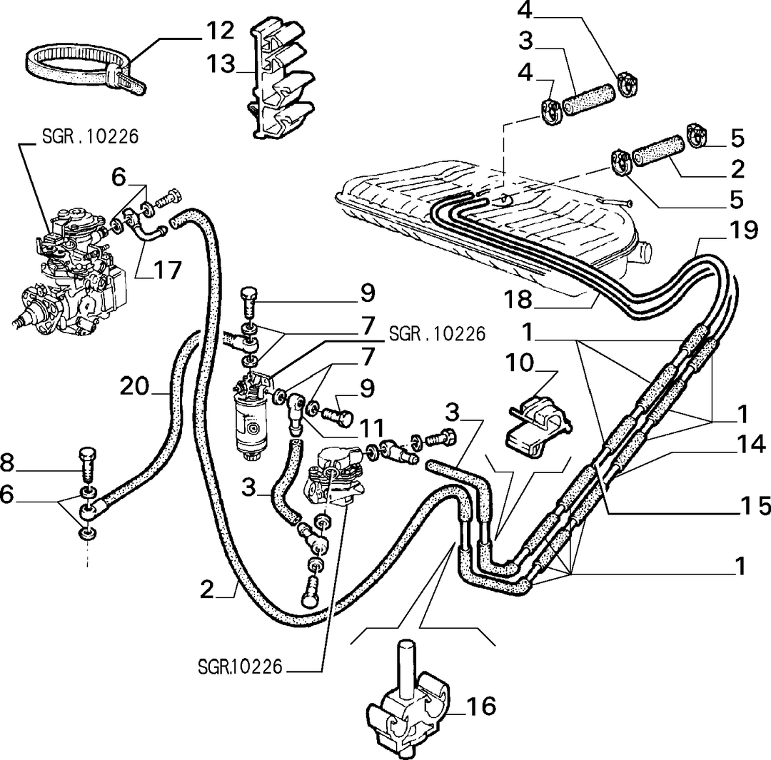 FUEL TANK PIPING 3