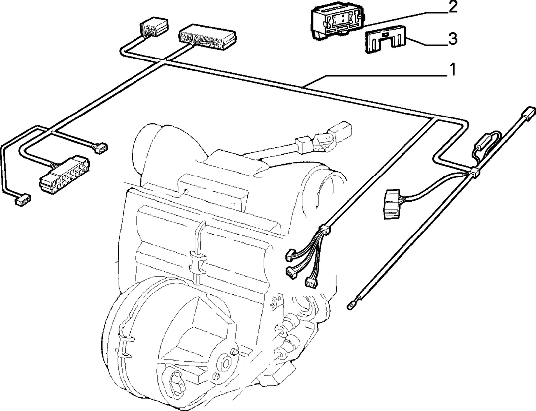 CABLE SET (CENTRAL PART) 1