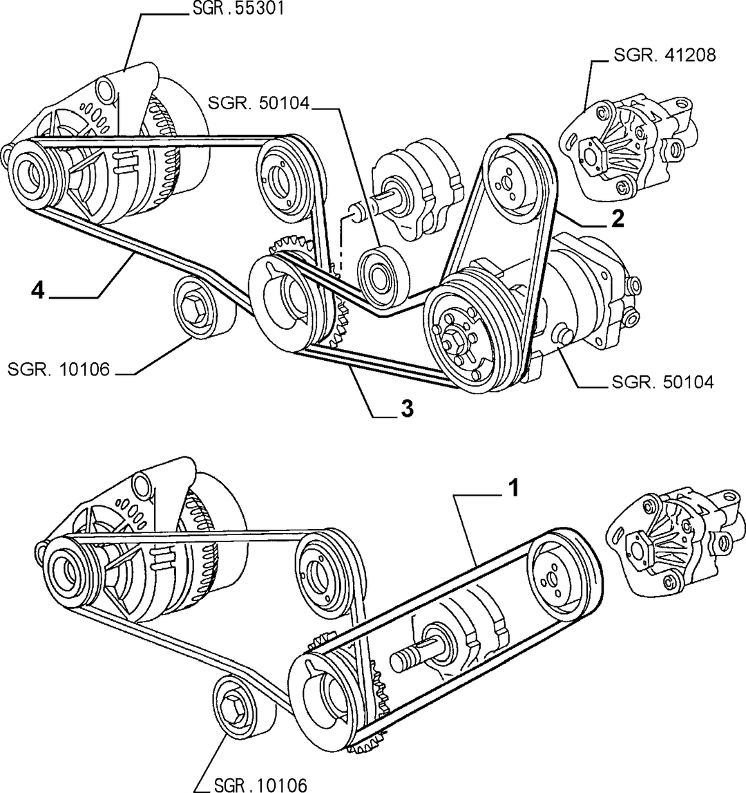 VARIOUS CONTROLS (BELTS AND PULLEYS) 8