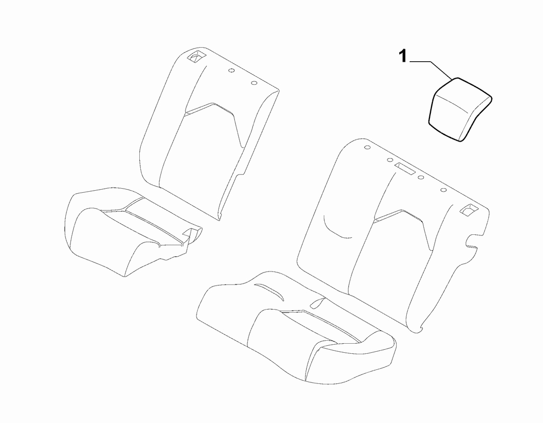 REAR SEAT HEAD REST 4