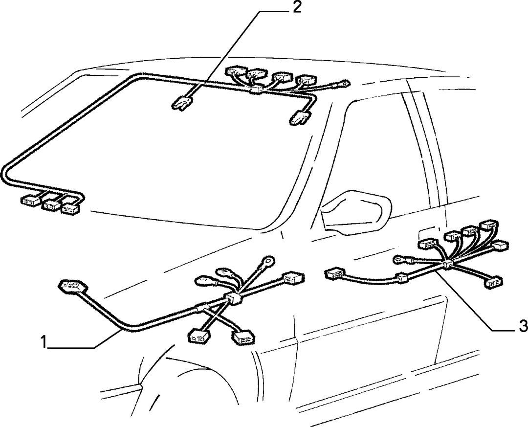 CABLE SET (CENTRAL PART) 7