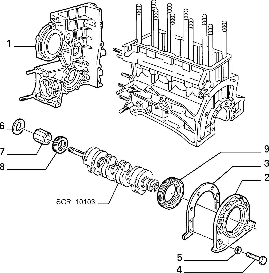 BLOCK SUMP AND COVERS 1