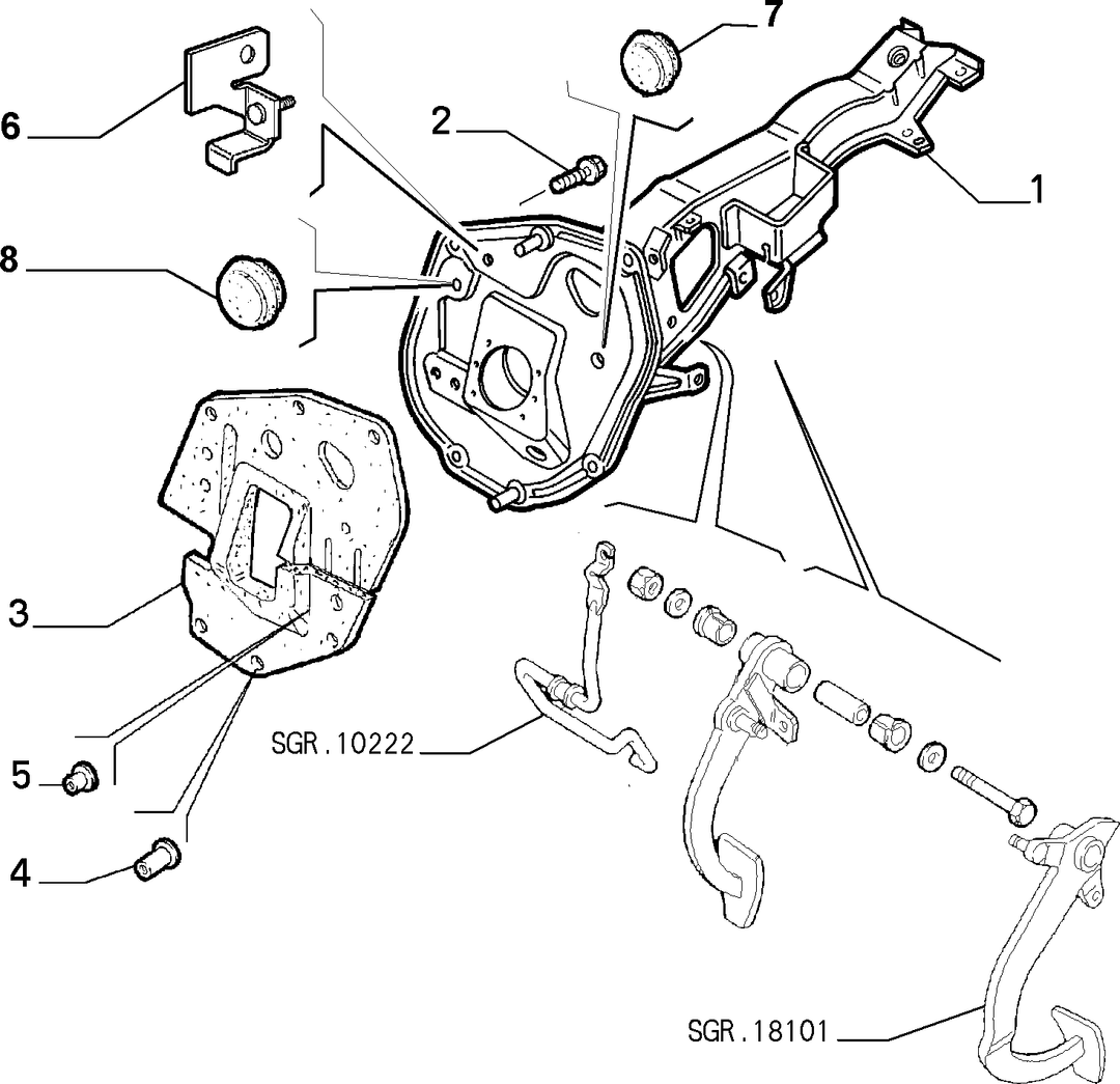 BRAKE PEDAL CONTROL 1