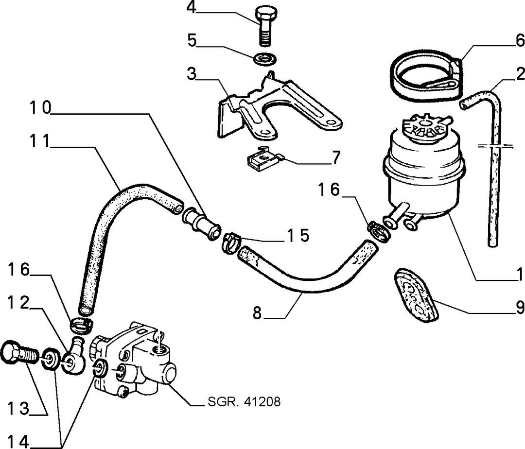 POWER STEERING HYDRAULIC SYSTEM 3