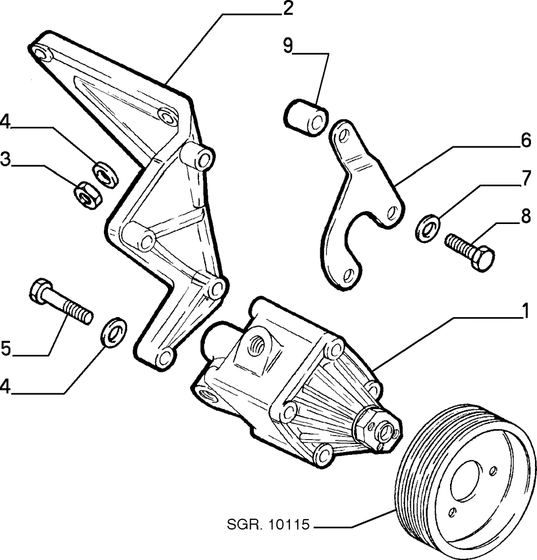 POWER STEERING PUMP 